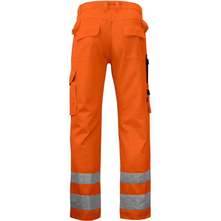 ProJob arbejdsbukser 6532, Hi-Vis Orange/Sort, C64