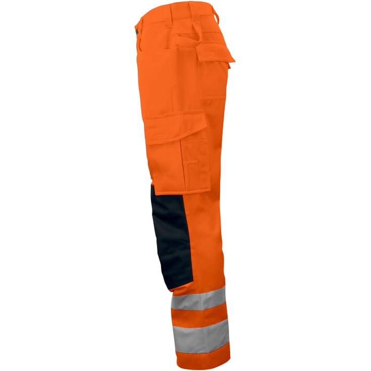 ProJob arbejdsbukser 6532, Hi-Vis Orange/Sort, C64