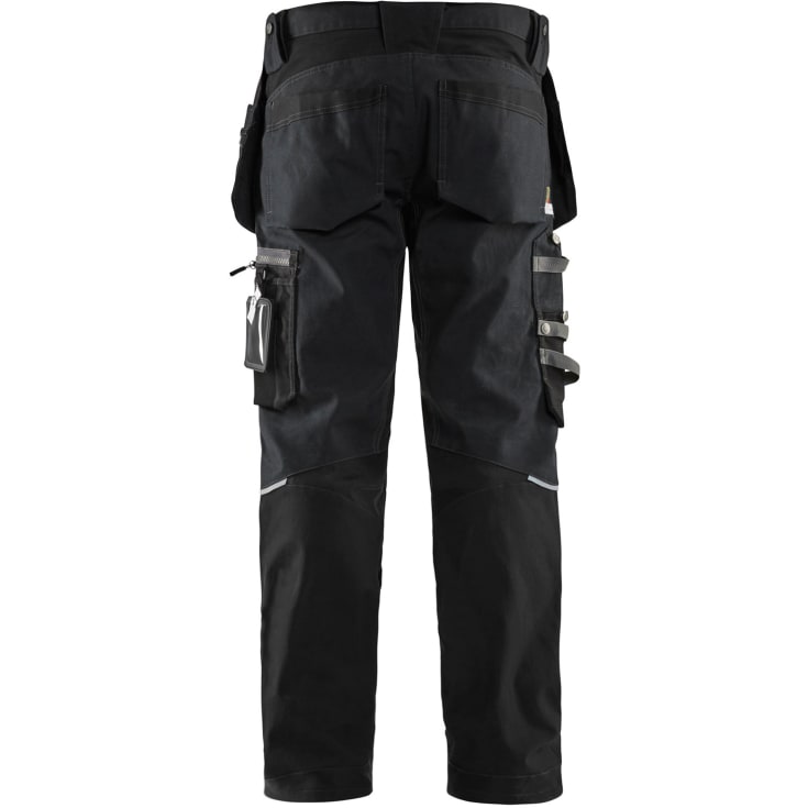 Blåkläder Workwear 1599 håndværkerbukser med 4-vejs stretch, sort, str. C50