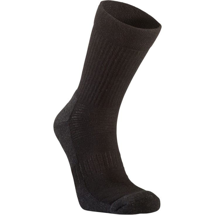 L.Brador 2-pak strømper 758B, Sort, 40-43