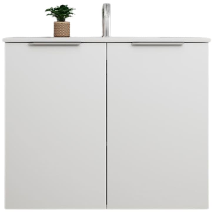 Sanibell Online møbelpakke, usamlet, 81 x 36 cm, matt hvit