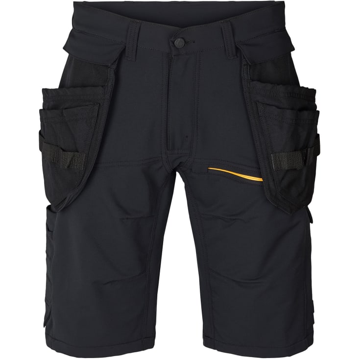 Kansas Evolve Craftsmen håndværkershorts Full stretch, Sort, C44