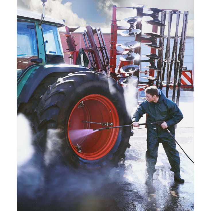 Lyngsøe PU regnjakke, Grøn, 3XL