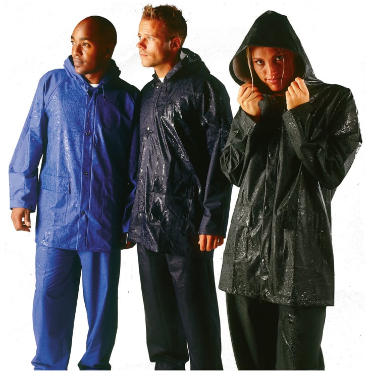 Lyngsøe PU regnjakke, Grøn, 3XL