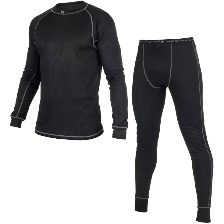 L.Brador 730P termoundertøjssæt, sort, str. 2XL