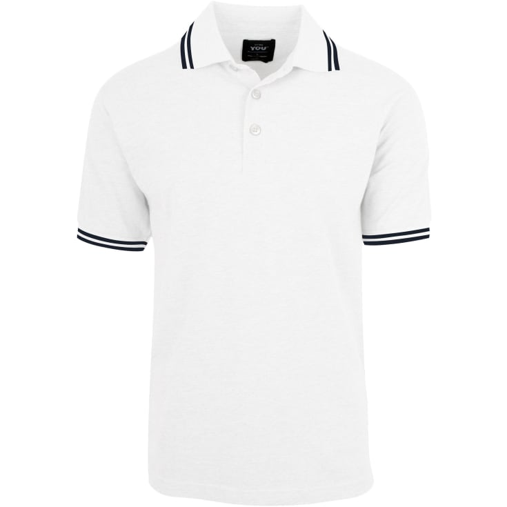 YOU Napoli polo T-shirt, Hvid, 3XL