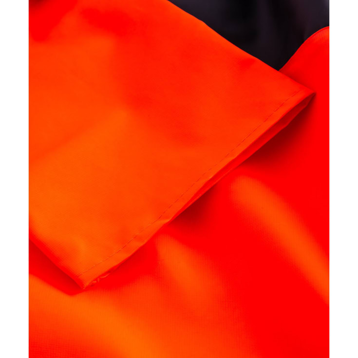 Lyngsøe PVC regnbusseronne, Hi-vis Orange/Marine, L