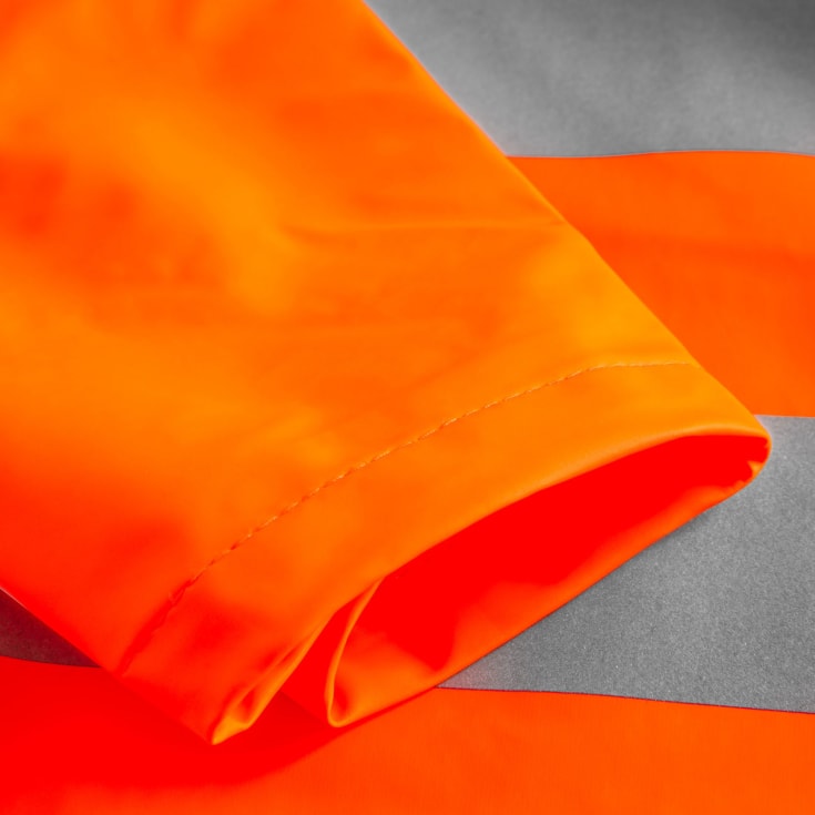 Lyngsøe Multinorm PU regnjakke, Hi-vis Orange, 2XL