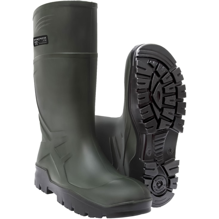 Portwest FD90 PU gummistøvler O4, Grøn, 45