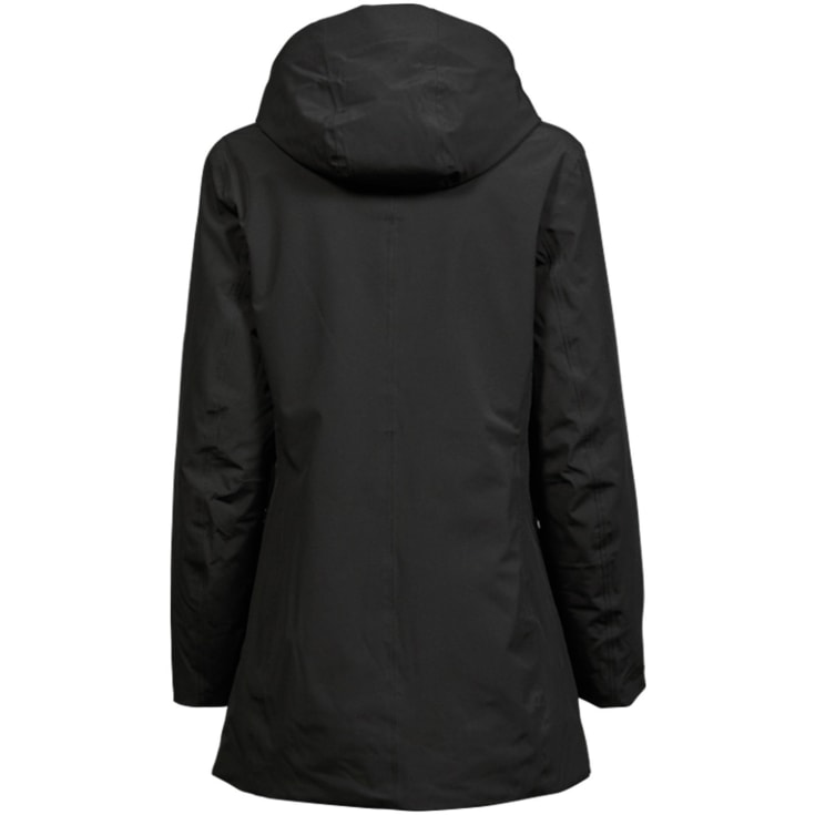 Tee Jays All Weather dame parkajakke, Sort, M