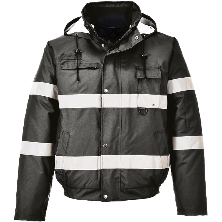 Portwest Iona Lite pilotjakke, Sort, XL