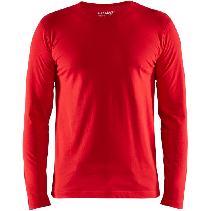 Blåkläder Workwear 35001 långärmad t-shirt, röd, st 2XL
