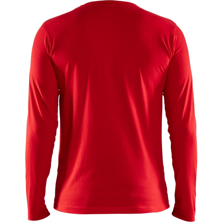Blåkläder Workwear 35001 långärmad t-shirt, röd, st 2XL