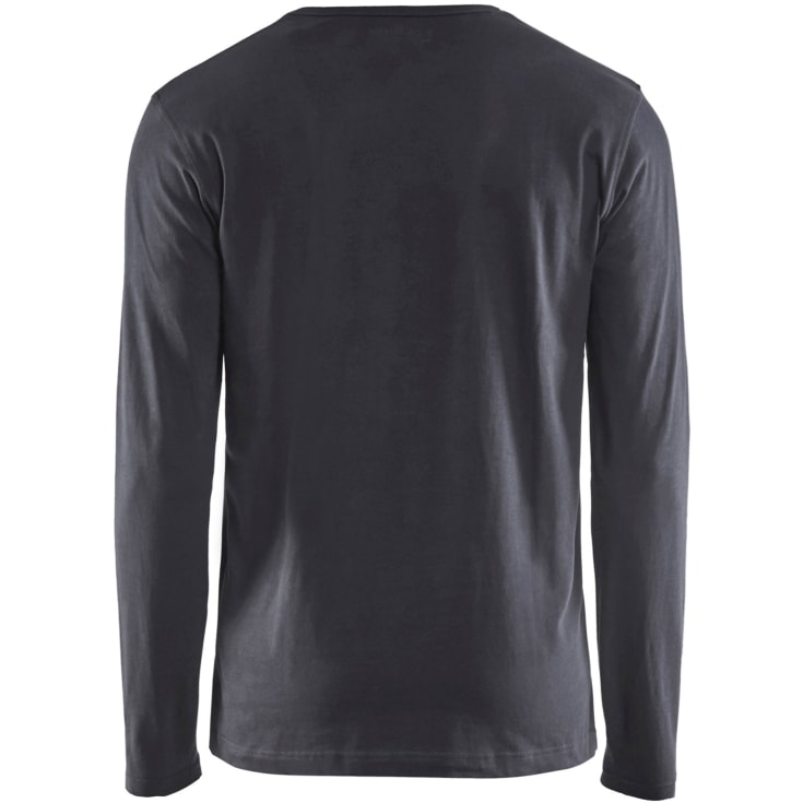 Blåkläder Workwear 35001 langermet t-skjorte, grå, str. XL