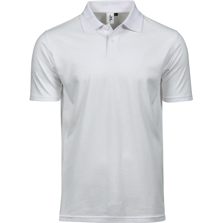 Tee Jays Power polo T-shirt, Hvid, 2XL