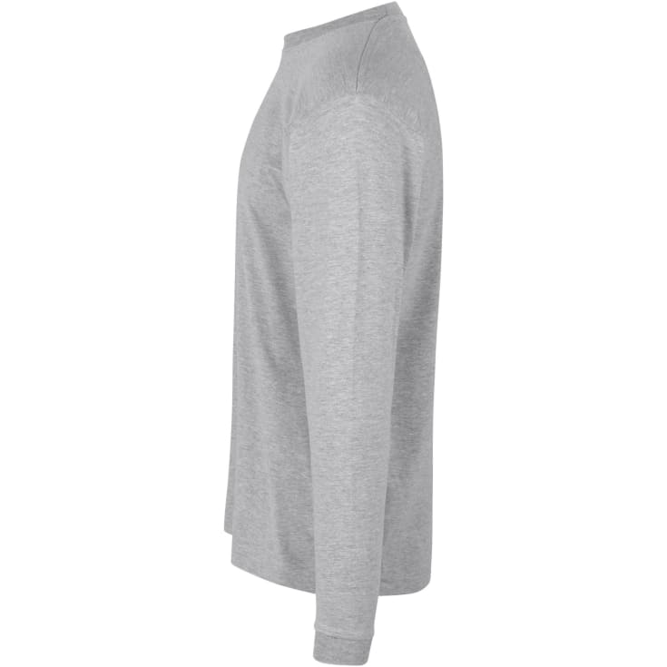 ID Pro Wear t-skjorte langermet, gråmelert, str. M
