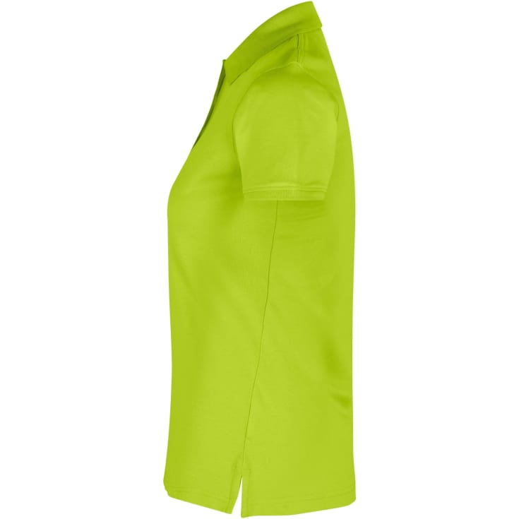 ID dame Pique Polo T-shirt med stretch, Limegrøn, M