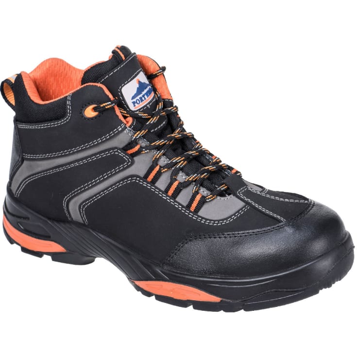 Portwest FC60 Compositelite Operis sikkerhedsstøvletter S3, Sort/Orange, 38