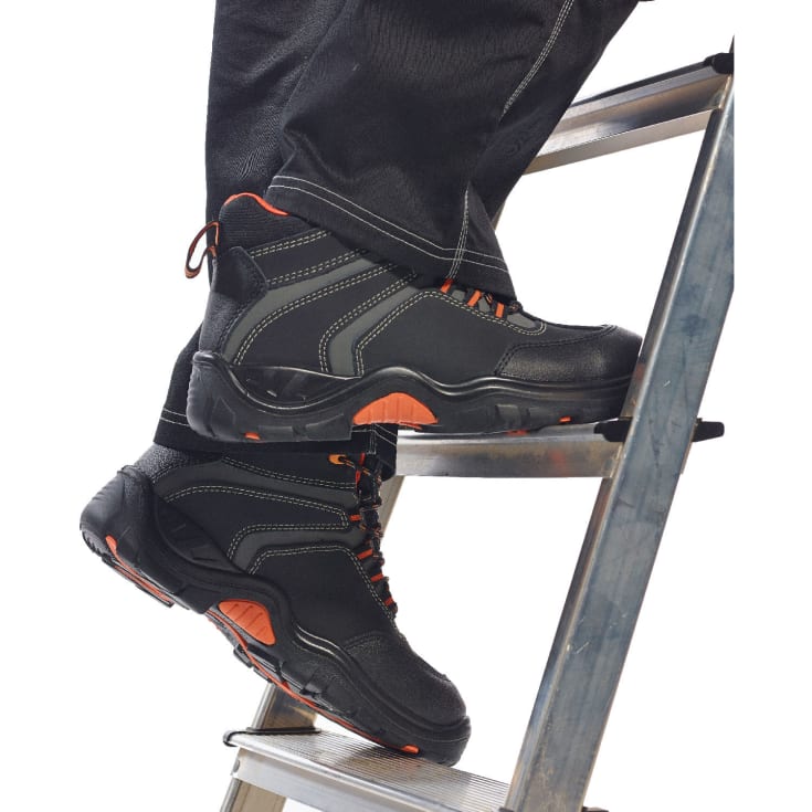 Portwest FC60 Compositelite Operis sikkerhedsstøvletter S3, Sort/Orange, 38