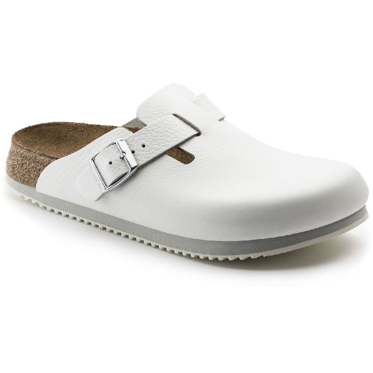 Birkenstock Boston Supergrip Regular Fit sandaler, Hvid, 36