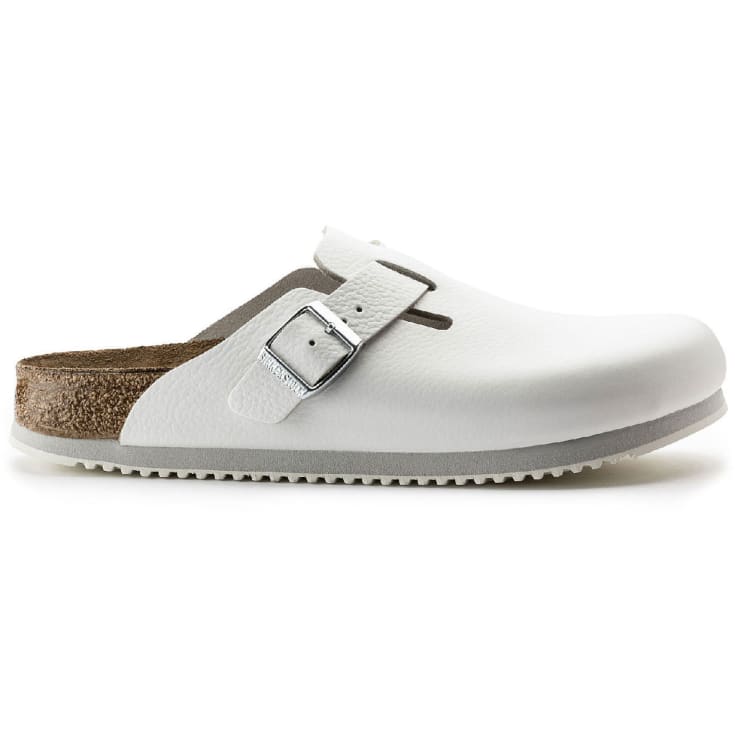 Birkenstock Boston Supergrip Regular Fit sandaler, Hvid, 36