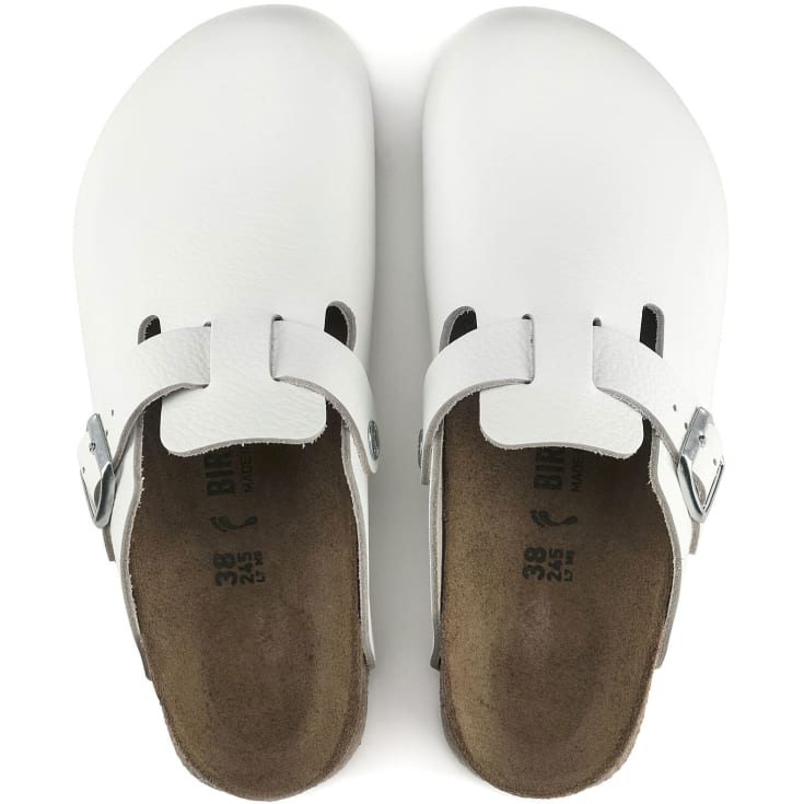 Birkenstock Boston Supergrip Narrow Fit sandaler, Hvid, 40