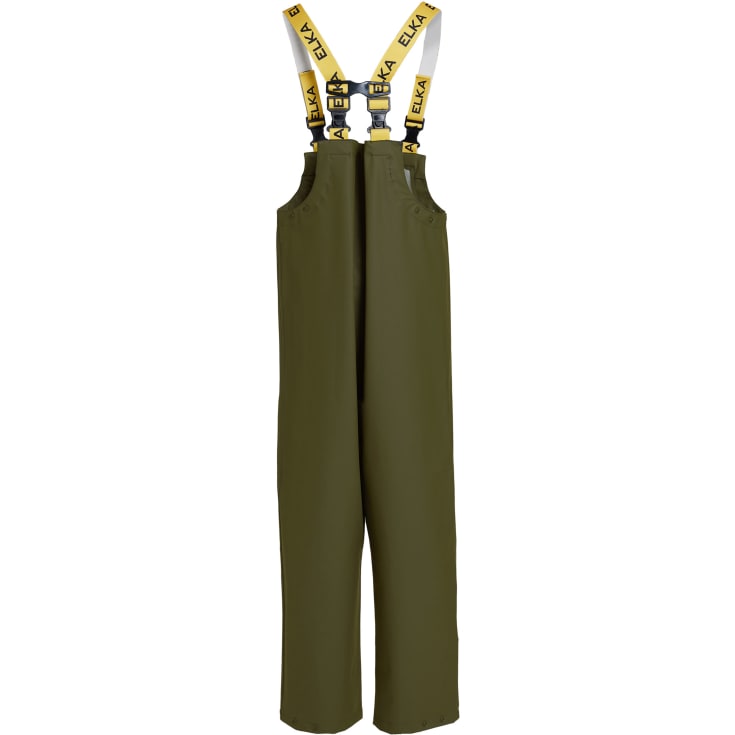 ELKA Elements PU/PVC regnoveralls, Olivengrøn, 3XL