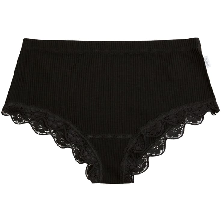 Joha Kate dame hipsters, uld/silke, Sort, 2XL