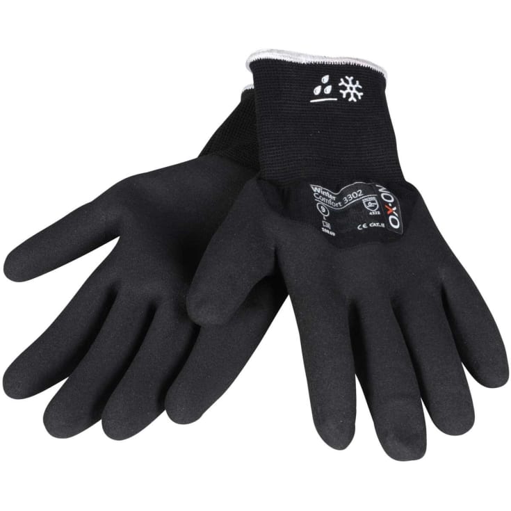OX-ON Winter Comfort 3302 arbejdshandsker, Sort, 11