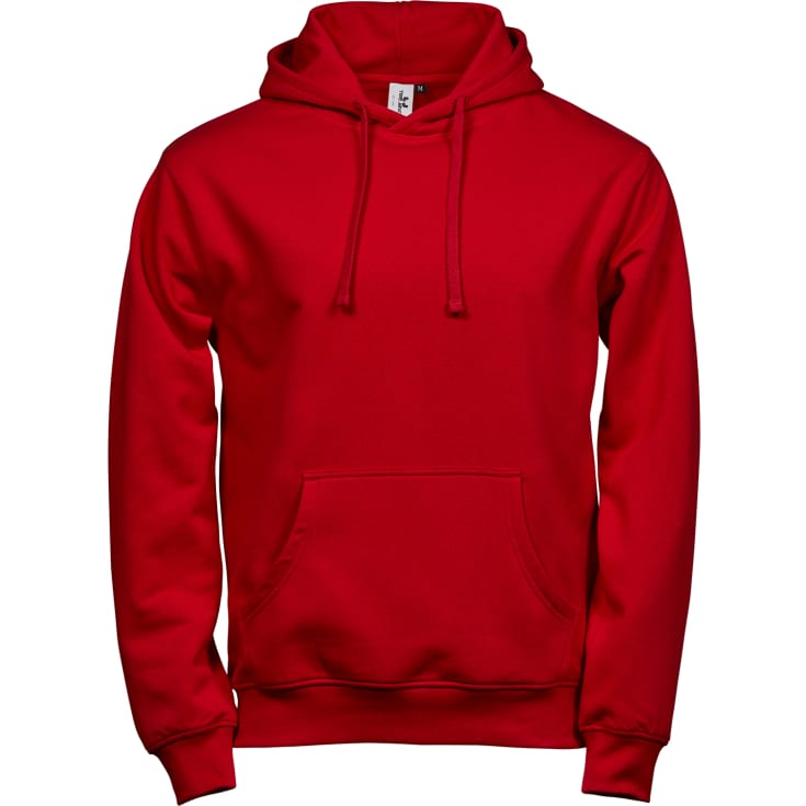 Tee Jays Power hættetrøje, Rød, 4XL