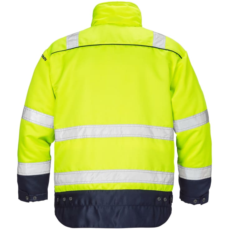 Fristads vinterjakke 444, Hi-vis Gul/Marine, XL