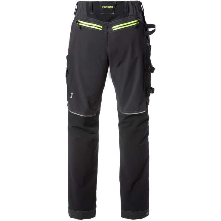 Fristads 2566 STP arbeidsbukse med stretch, sort, str. C62