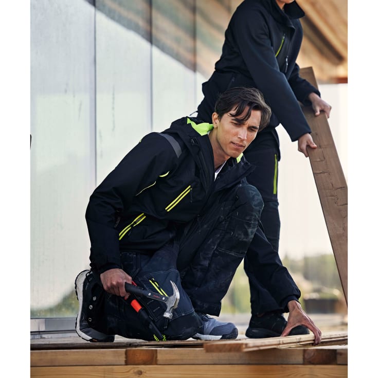 Fristads 2566 STP arbeidsbukse med stretch, sort, str. C62