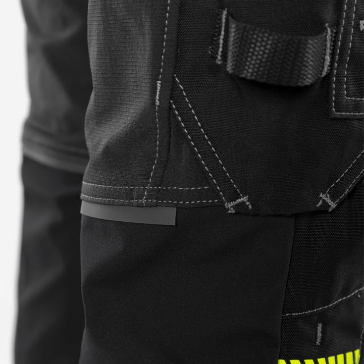 Fristads 2566 STP arbeidsbukse med stretch, sort, str. C62