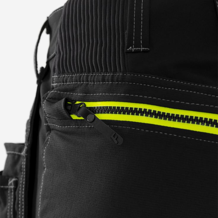 Fristads 2566 STP arbeidsbukse med stretch, sort, str. C62