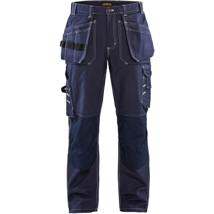 Blåkläder Workwear 1530 håndværkerbukser, marineblå, str. C48
