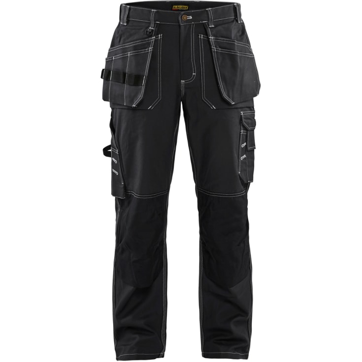 Blåkläder Workwear 1530 håndværkerbukser, sort, str. D116