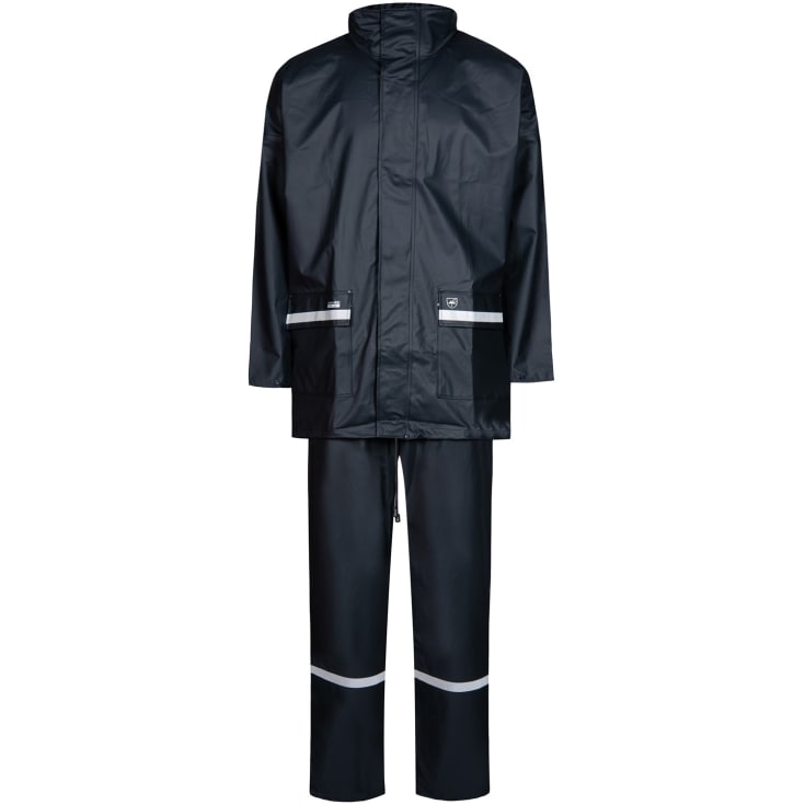 Lyngsøe PU regnsett, marineblå, str. 6XL