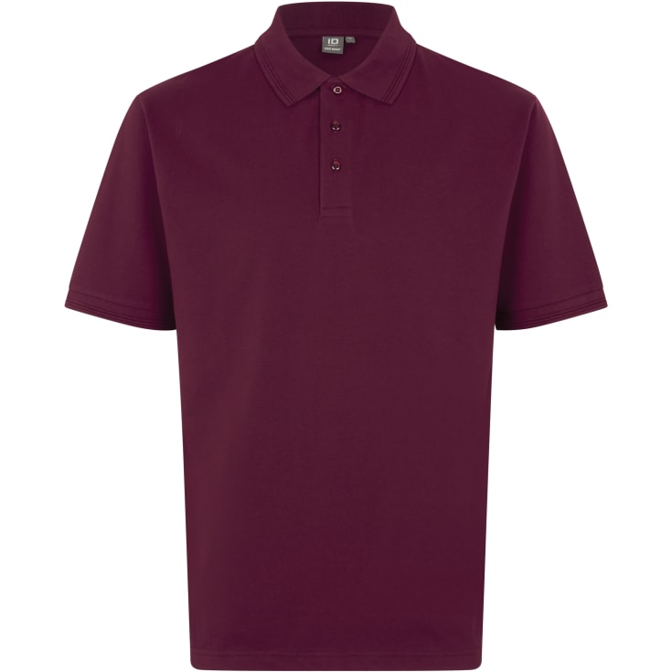 ID PRO Wear Polo T-shirt, Bordeaux, L