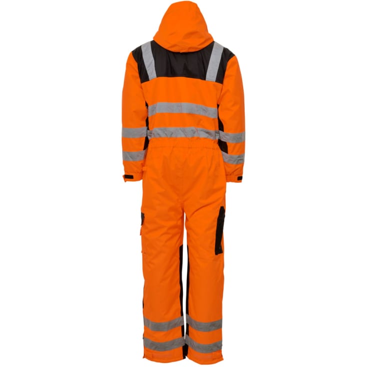 ELKA Visible Xtreme termokedeldragt, Hi-Vis Orange/Sort, 4XL