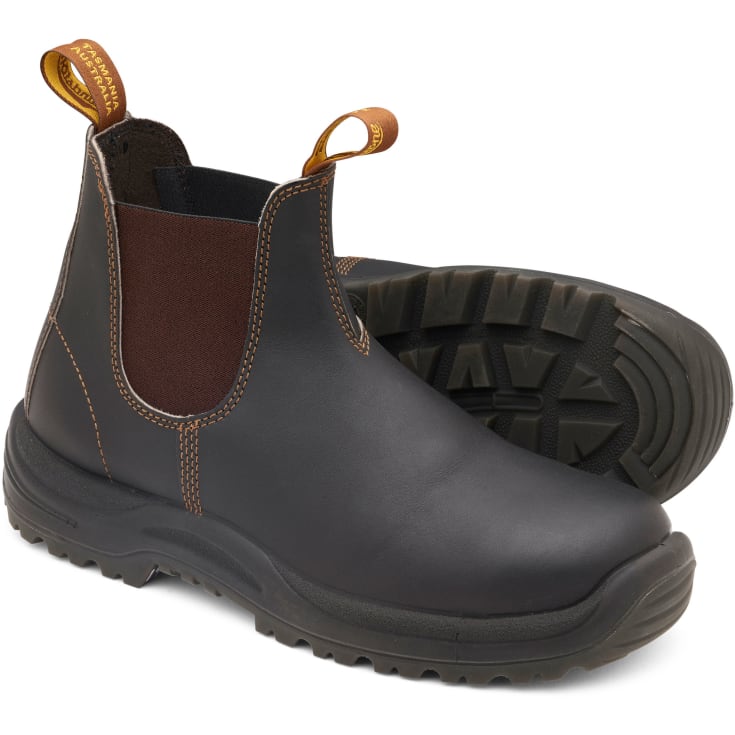 Blundstone 192 vernestøvler S2, brun, str. 44