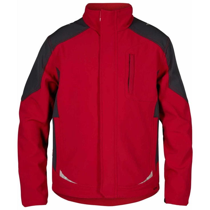 Engel Galaxy softshelljakke, Tomato Red/Antracitgrå, 5XL