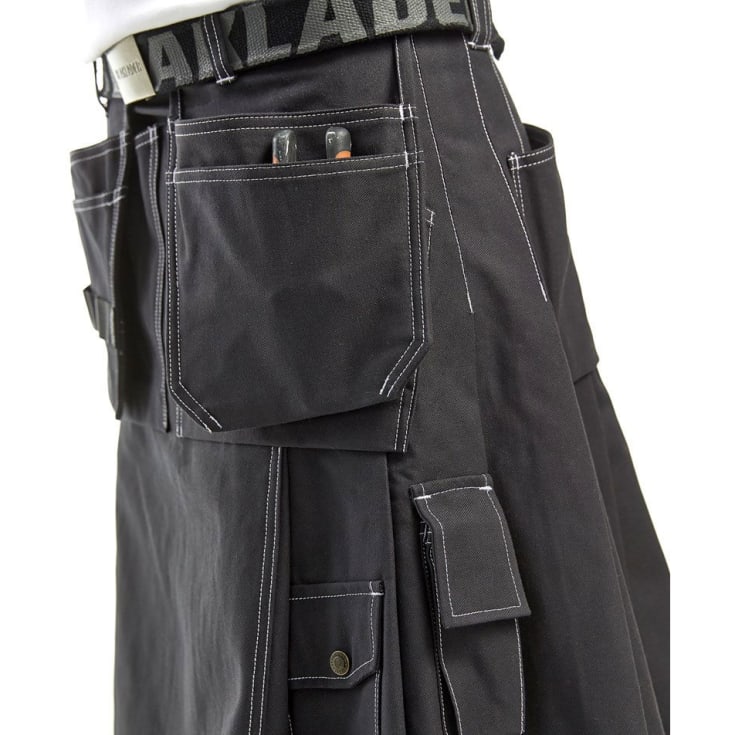 Blåkläder Workwear håndværkerkilt, sort, str. C44