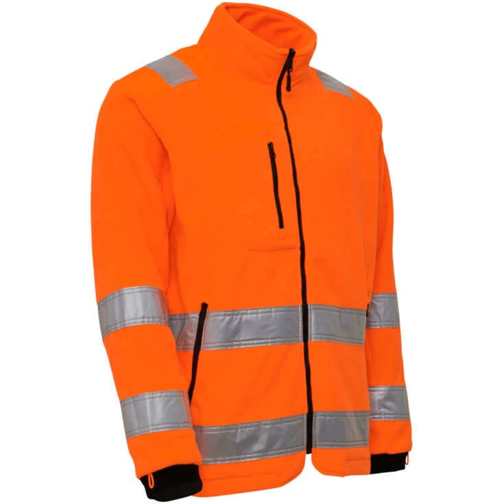 ELKA Visible Xtreme fleecejakke, Hi-vis Orange, L