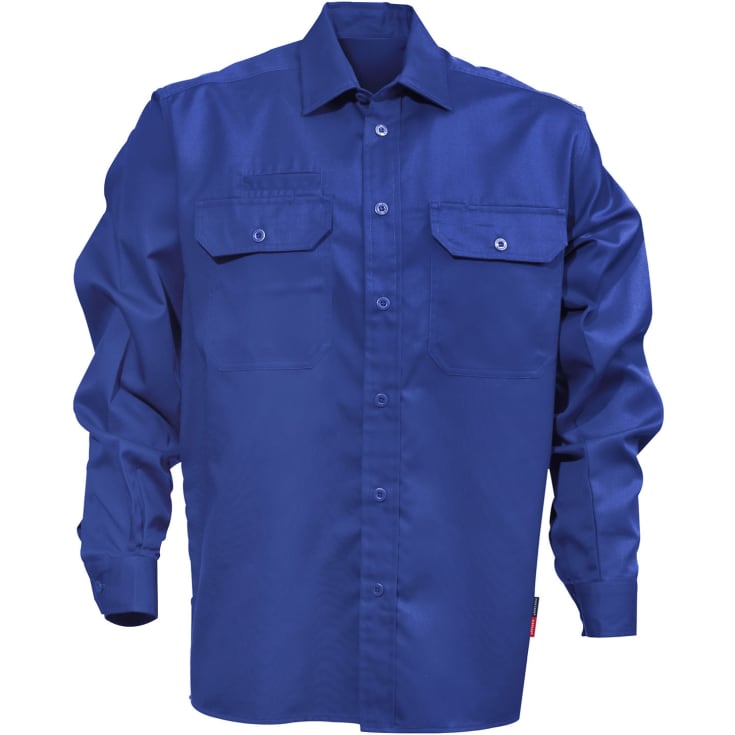 Kansas arbejdsskjorte, Kongeblå, 3XL