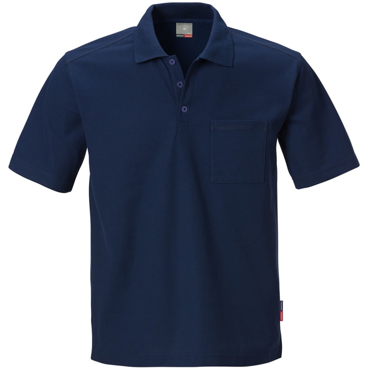 Kansas kortærmet Polo T-shirt, Marine, S