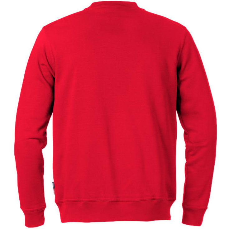 Kansas Match sweatshirt / arbejdstrøje, Rød, M