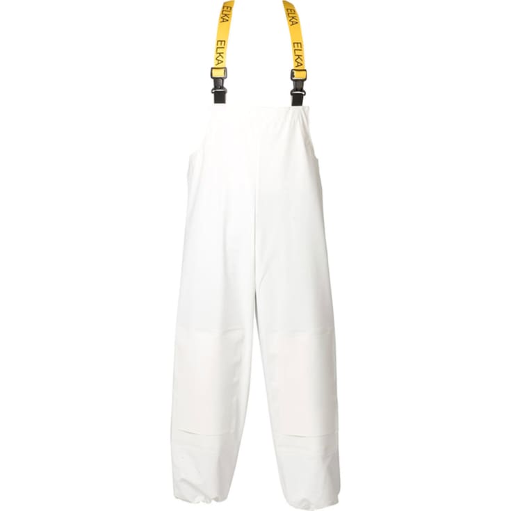 ELKA Pro PU cleaning regnoveralls, Hvid, 4XL