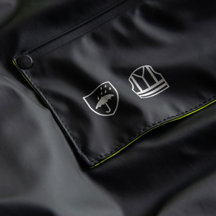 Lyngsøe PU vinterkedeldragt, Hi-Vis gul/marine, 3XL