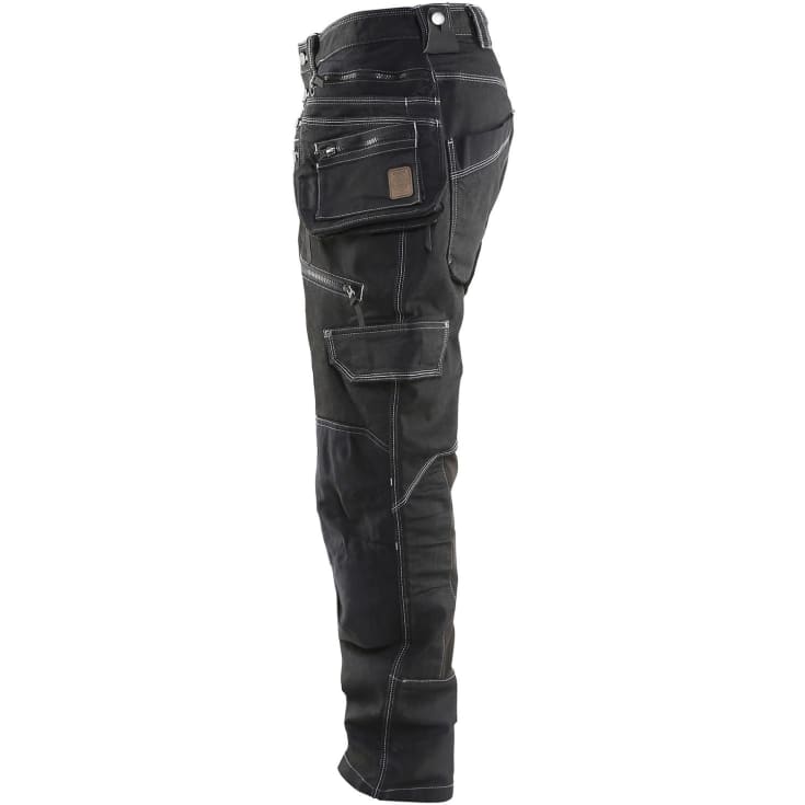 Blåkläder Workwear X1900 håndværkerbukser med 2-vejs stretch, sort, str. C152